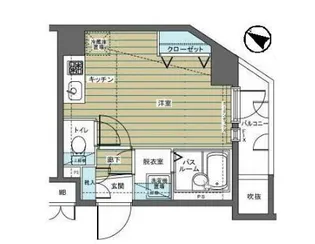 フェニックス目黒【209号室】の間取り