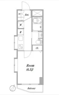 シャルム武蔵小山【10階】の間取り