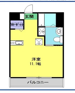モードスタイル【303号室】の間取り