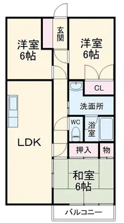 第14明智ビル【4階】の間取り
