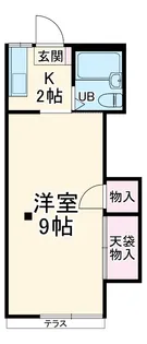 エス・アパートメント【202号室】の間取り