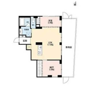 砧4丁目プロジェクト【1階】の間取り