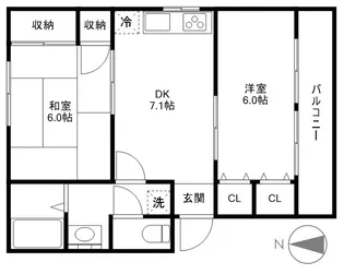 カサヴェルデ【2階】の間取り