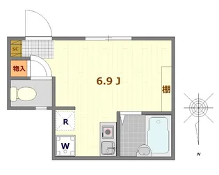 パンテール西荻【1階】の間取り