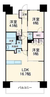レーベン川口元郷Sta.Front【4階】の間取り