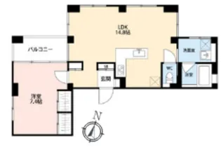 砧4丁目プロジェクト【4階】の間取り