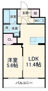 クレール葵西5丁目【1階】の間取り
