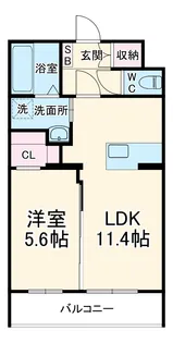 クレール葵西5丁目【1階】の間取り
