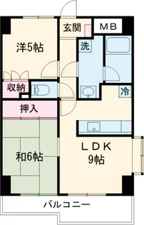 アヴェニュー桜上水【9階】の間取り