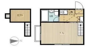 タウンコート柳沢【2階】の間取り