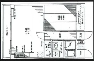 扇町亀甲マンション【5階】の間取り