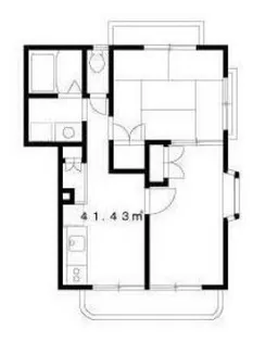 コーラルリーフ下北沢【1階】の間取り