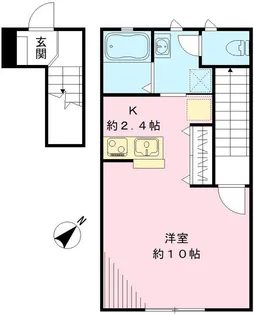 ヒルズ笠原【202号室】の間取り