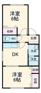 ジュネス焼津 B【2階】の間取り