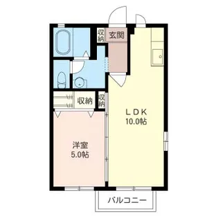マーブル【2階】の間取り