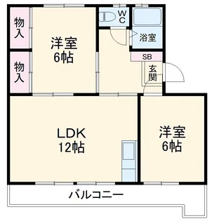 笹本ハイツ【A103号室】の間取り