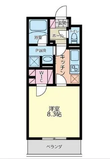 クレスト【101号室】の間取り