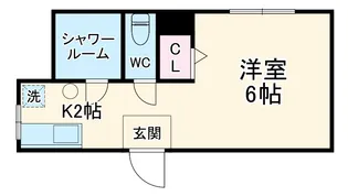 大建ビル【4階】の間取り