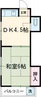 K−FLAT四つ木【4階】の間取り