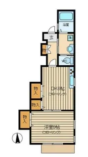 リブレアHINO【B102号室】の間取り