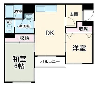 ウェル相武台パートⅡ【302号室】の間取り