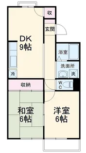 ハイムミズキ【102号室】の間取り