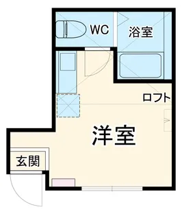 ユナイト中浜アンジェリーナ【1階】の間取り