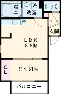 GRADUS葛西【1階】の間取り