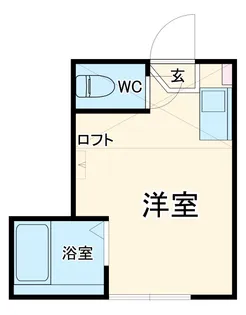 ユナイト中浜アンジェリーナ【2階】の間取り