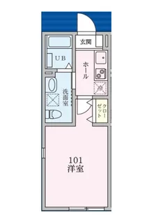 SOLA YURIGAOKA【1階】の間取り
