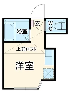 ユナイト中浜バークマン【1階】の間取り