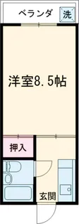 こーぽかさゆ【203号室】の間取り