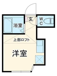 ユナイト中浜バークマン【2階】の間取り