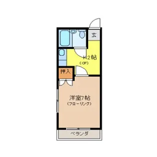 メゾン愛【2203号室】の間取り