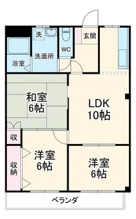 クリスタルガーデン【5階】の間取り