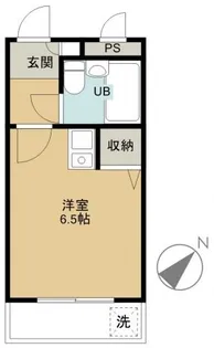 煉瓦館68【208号室】の間取り