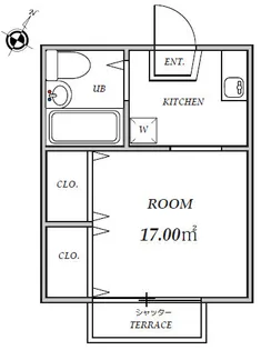 ウッドビレッジ【2階】の間取り