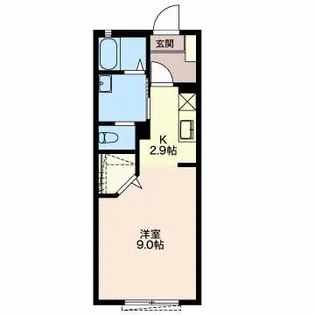 ソレイユK【1階】の間取り