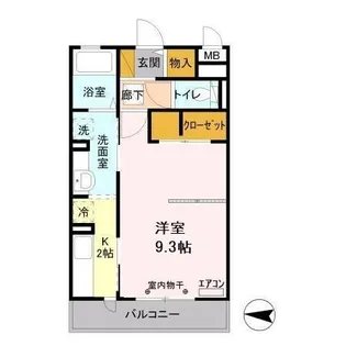 フォア—ル【1階】の間取り