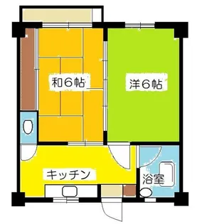 ミヨシマンション【2階】の間取り