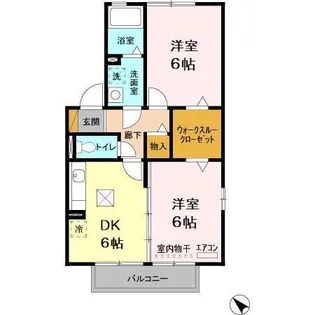 テラーサ・S【101号室】の間取り