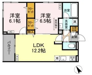 Asset-Court世田谷船橋【3階】の間取り