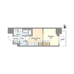 リビオメゾン浅草雷門【301号室】の間取り