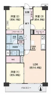 ファミリータウン東陽L棟【7階】の間取り