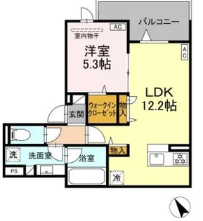 Asset-Court世田谷船橋【3階】の間取り