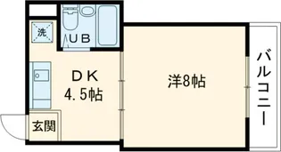 グリシーヌⅢ【0406号室】の間取り