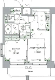 ARTESSIMO・ISM【7階】の間取り