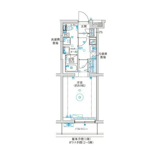 GENOVIA二子新地【4階】の間取り