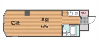 ベストサークル【4G号室】の間取り