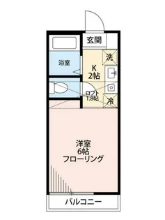 エクサビリオン菊名【206号室】の間取り